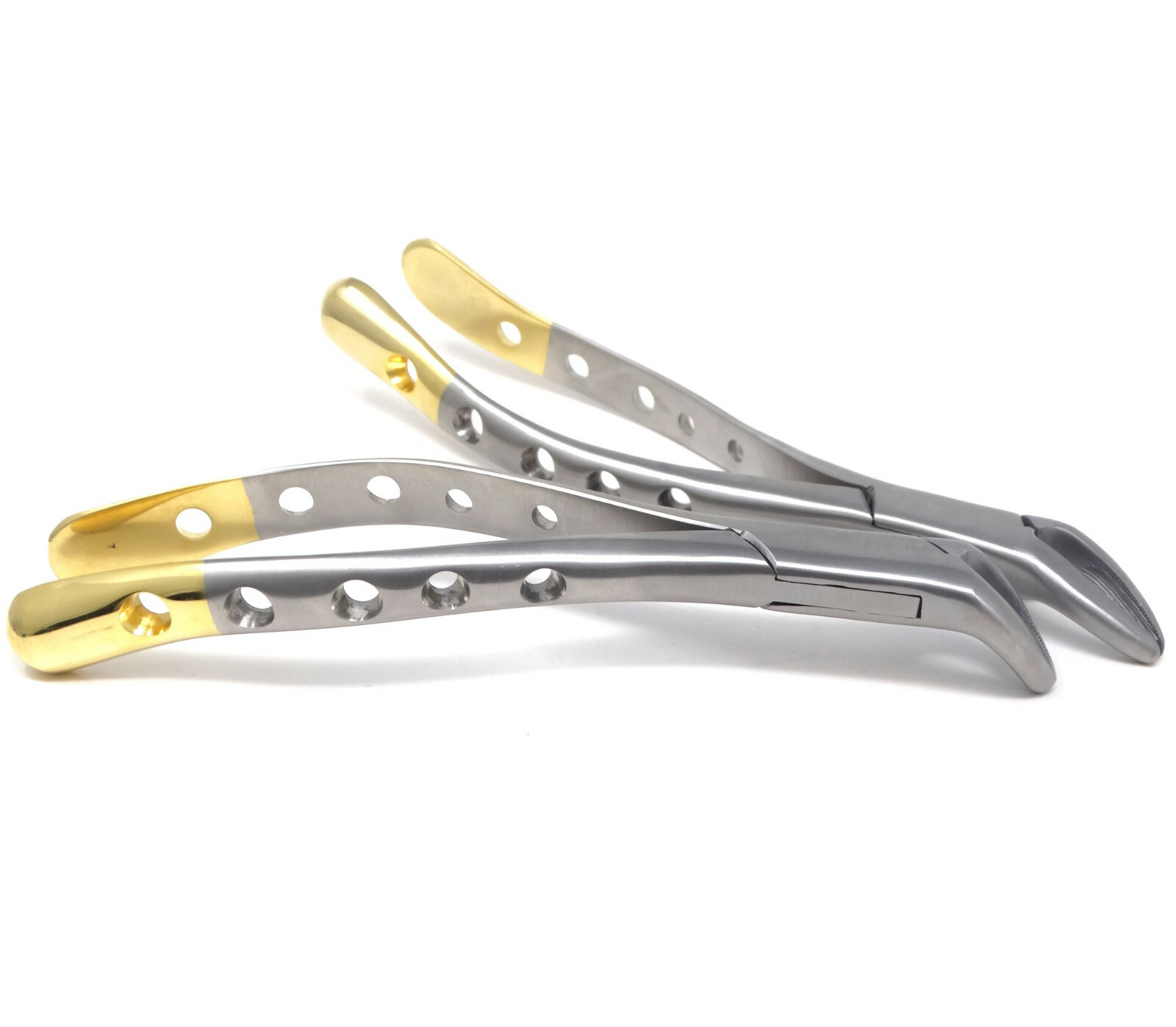 2 Pcs Dental Extraction Forceps 150 & 151 Upper Lower Molars Incisors Instrument
