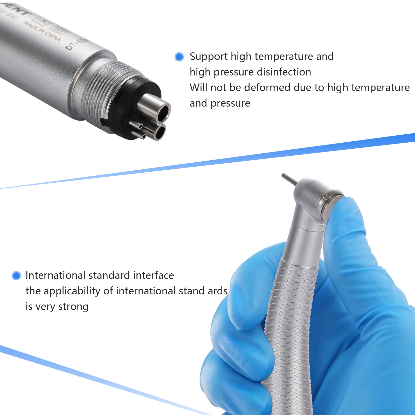 Dental LED handpiece integrate E-generator Handpiece 4H 4 water spray Electric