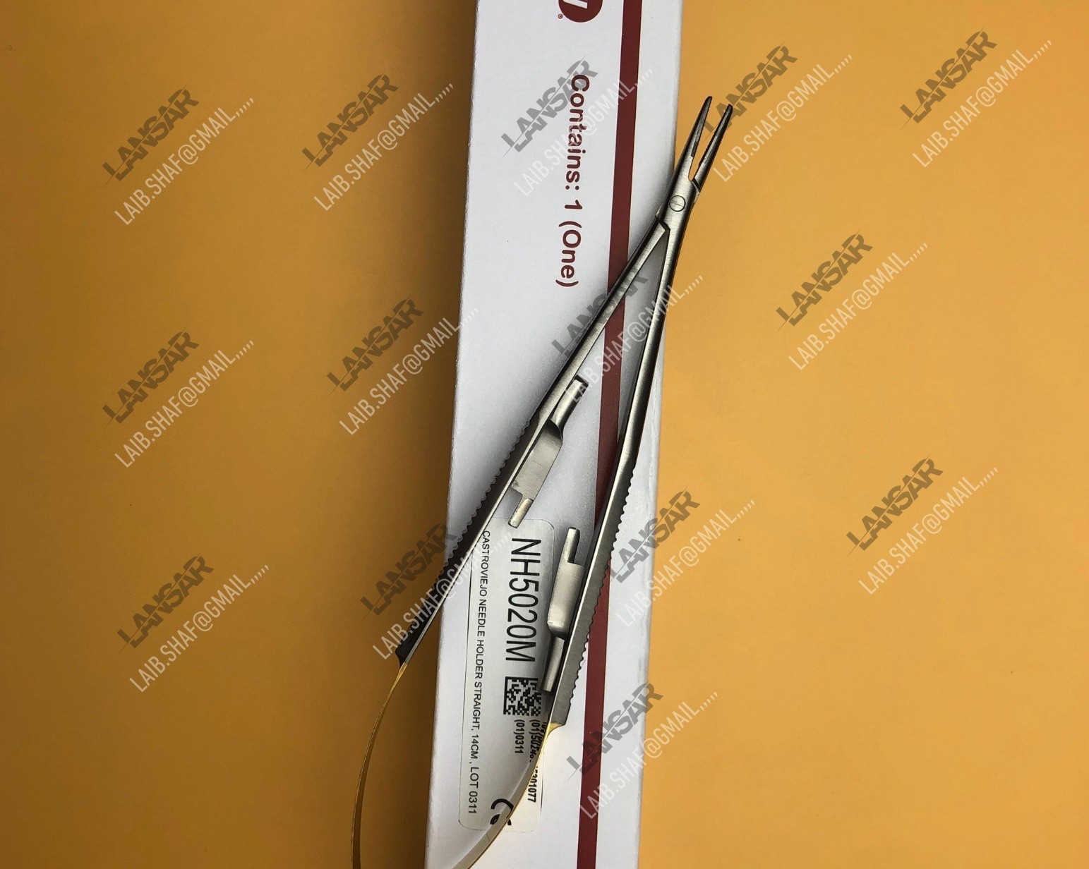 HU FRIEDY NH5020M Straight Castro Perma Sharp™ Needle Holder 14 cm (5.5″)