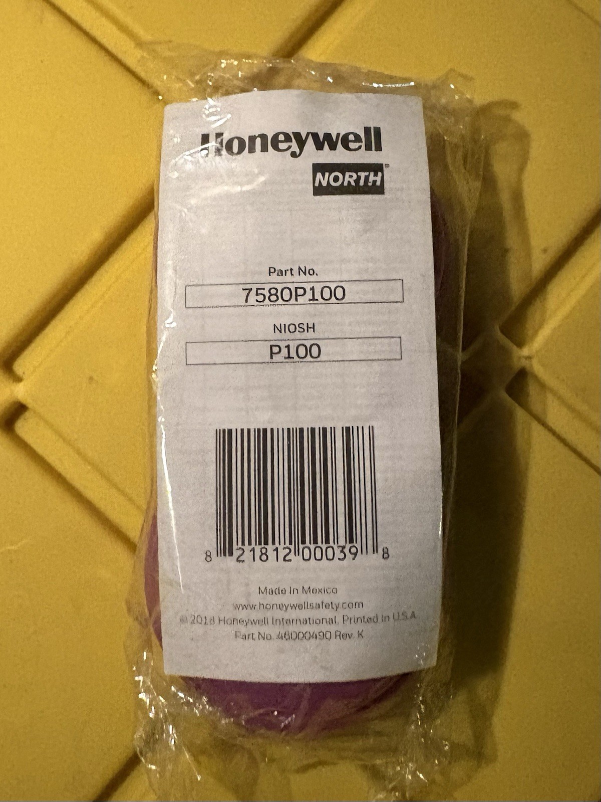 Honeywell North 7580P100 P100 – Respirator Cartridges LOT OF 5 Packs (10 Total)