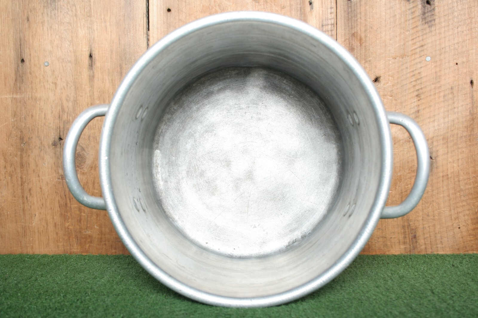 Vintage 12 qt. Aluminum Double Handled Commercial Stock Pot