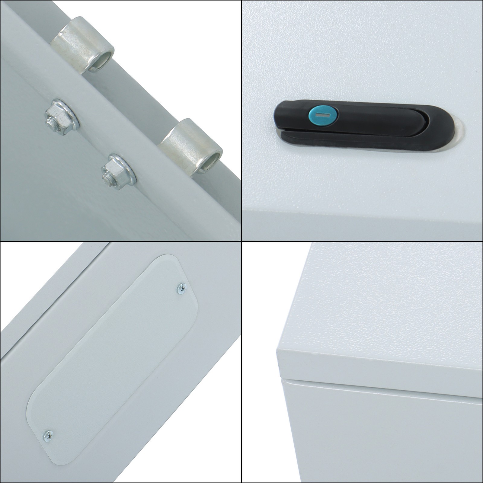 NEMA 4X Steel Enclosure 24x24x8″ IP66 Waterproof Electrical Box w/Mounting Plate