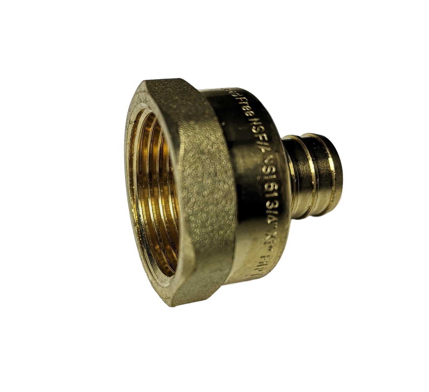 25) 3/4″ PEX X 1″ FEMALE NPT ADAPTER, LEAD FREE BRASS CRIMP FITTINGS, PEX B