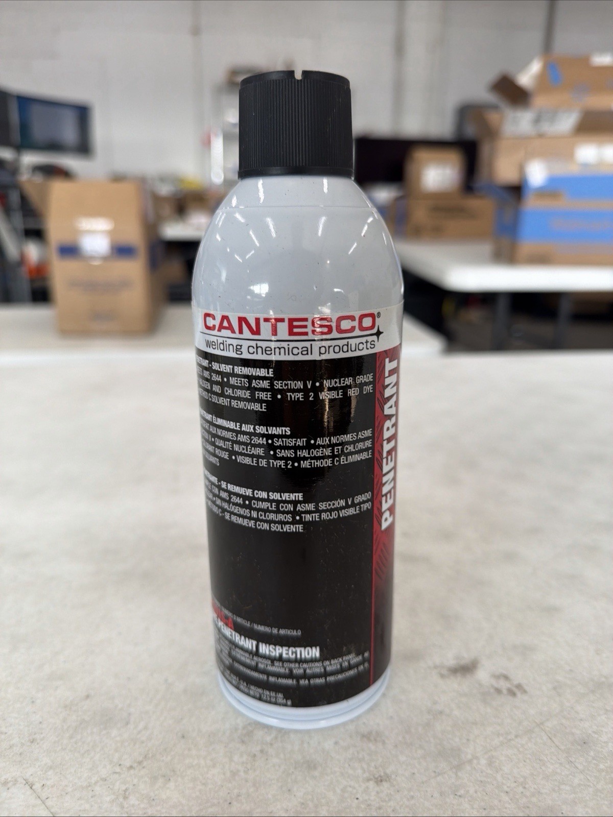 Red Dye Penetrant Pen, Solvent Removable for Flaw Detection and Inspection