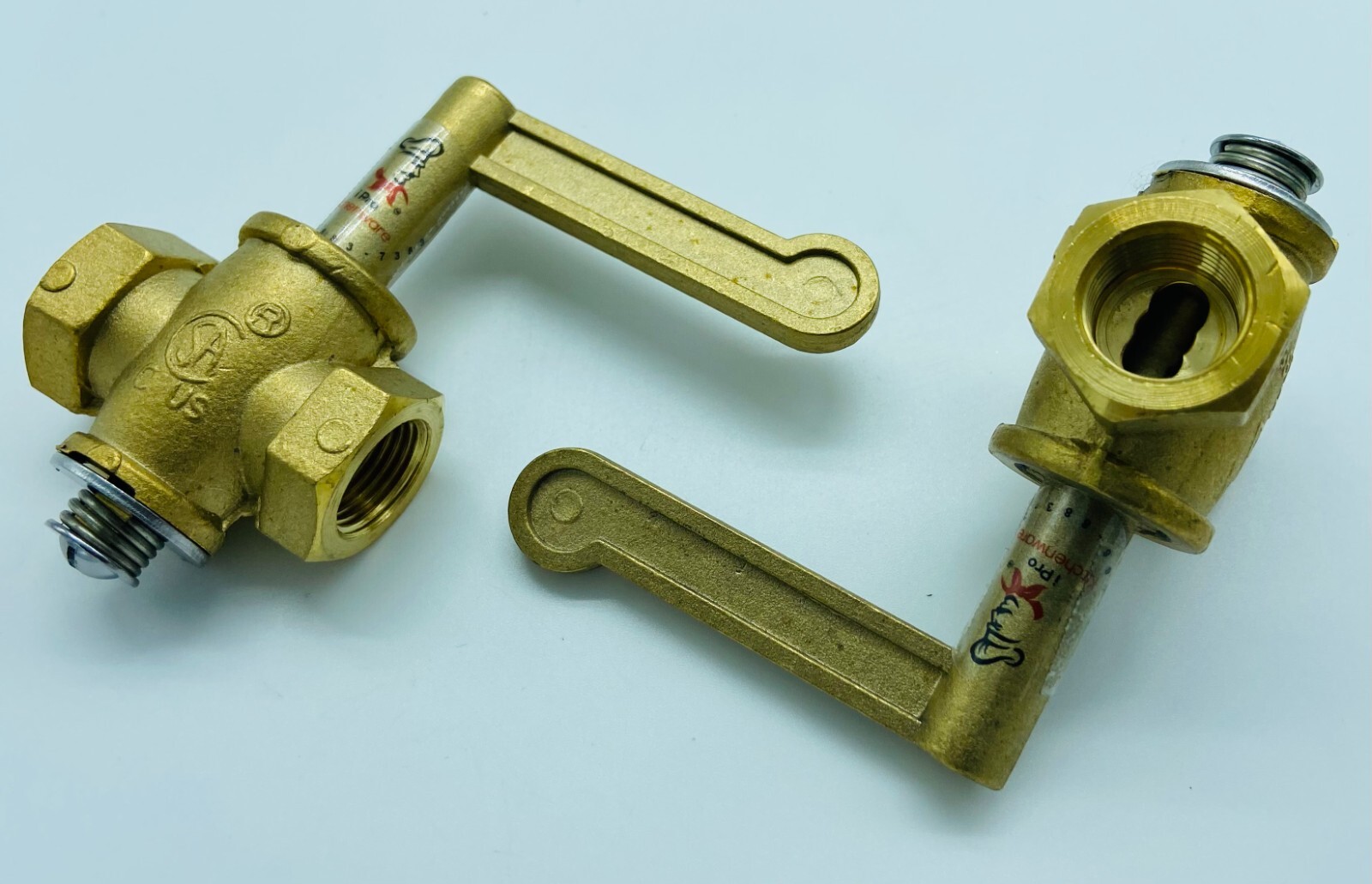Chinese Wok Range Burner Gas Valve Replacement *(Brass *3/8″ NPT Inlet & Outlet)