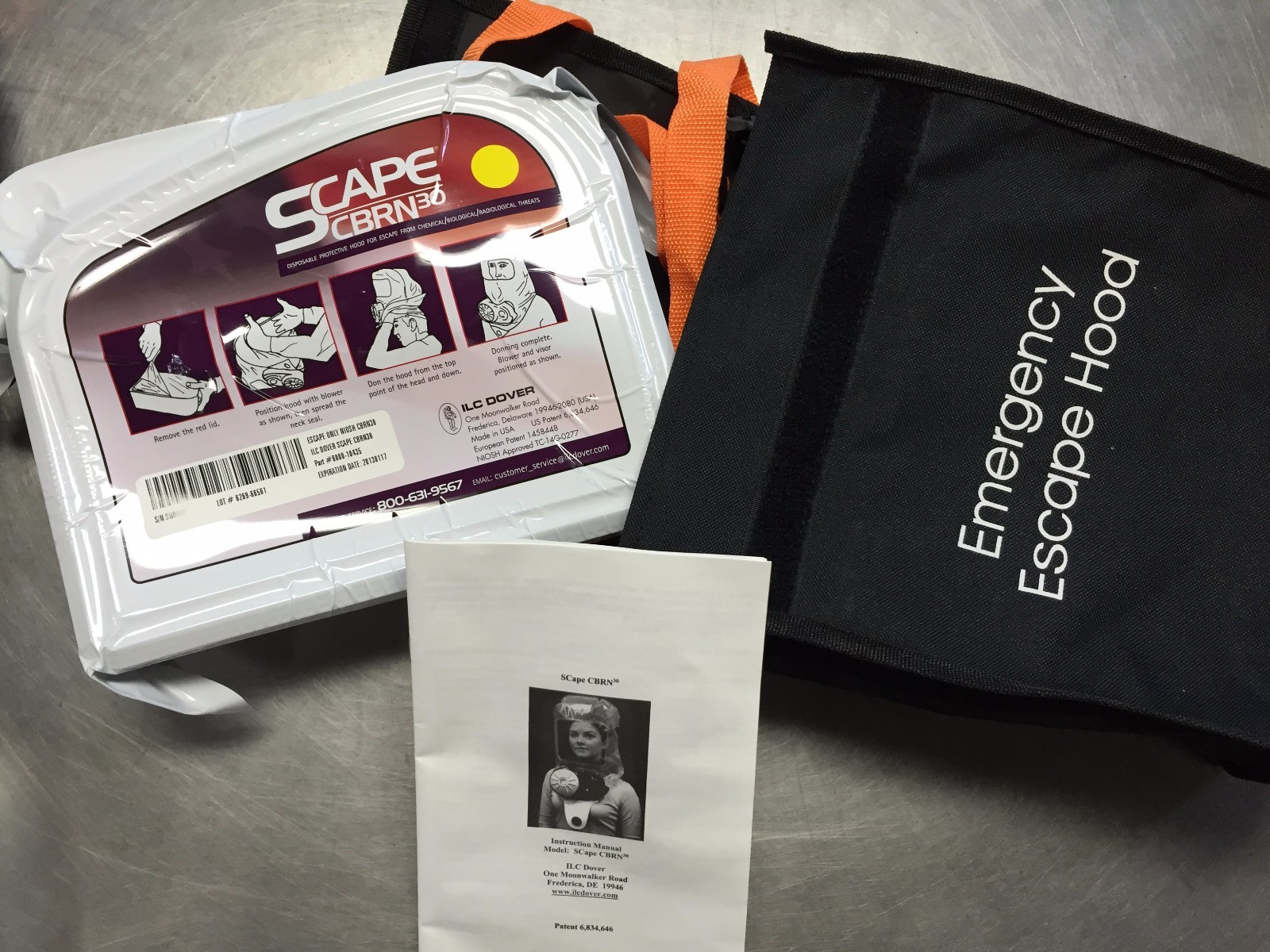Scape CBRN30 6000-10435 Disposable Protective Mask Hood From Chemical/Biologic