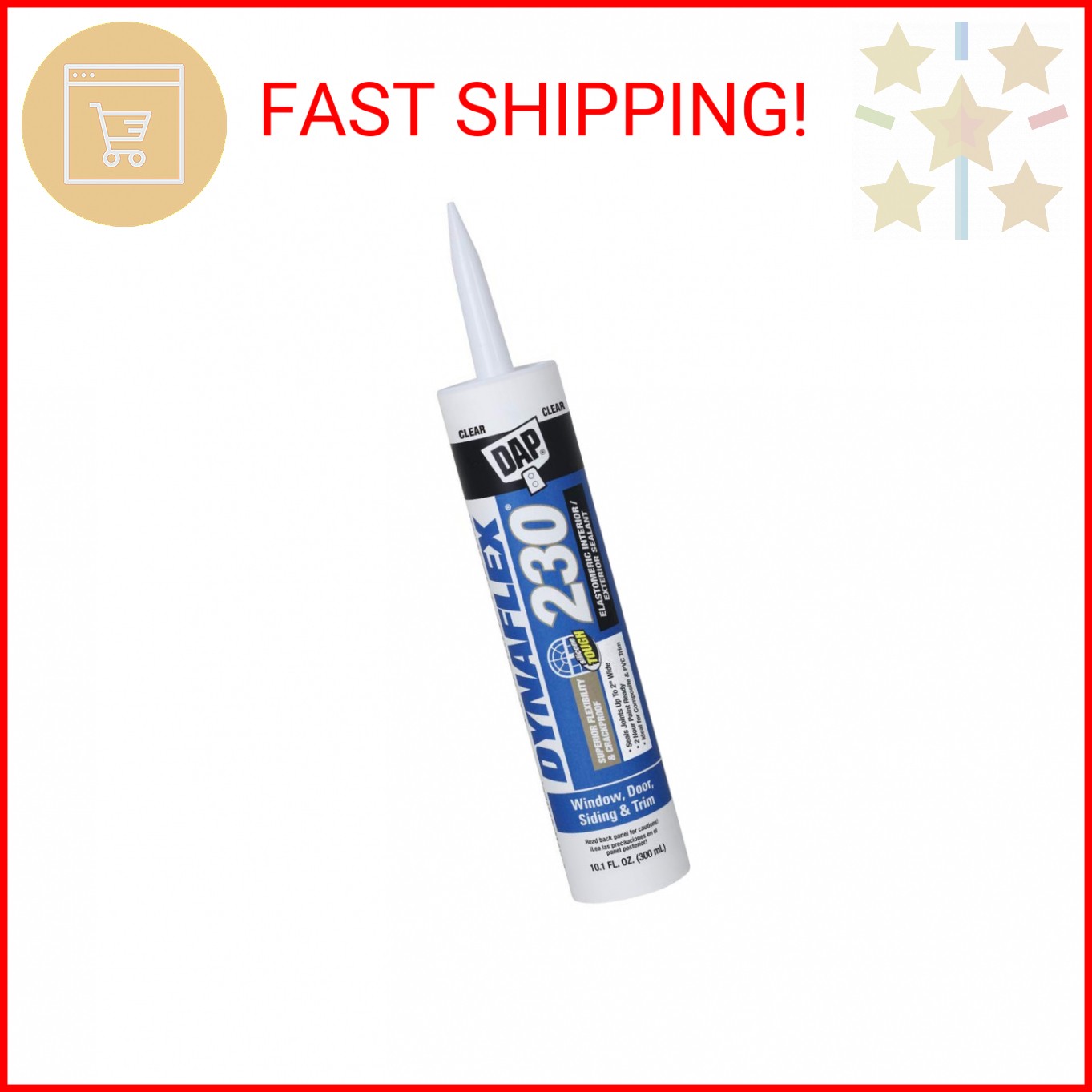 DAP® DYNAFLEX 230 ELASTOMERIC SEALANT, CLEAR