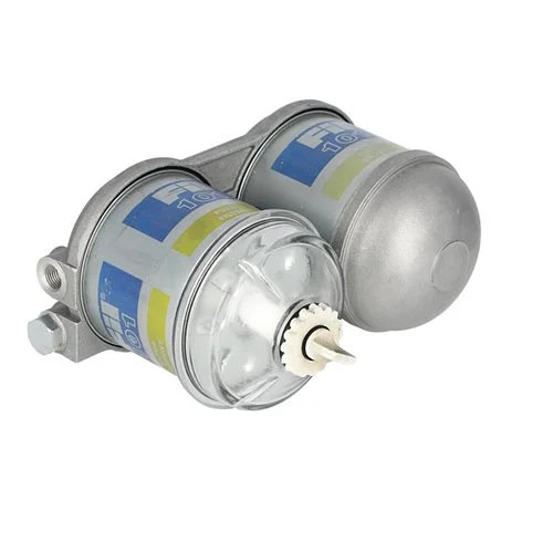 Diesel Fuel Filter Assembly – CAV type Double Filter 1/2″ Ports