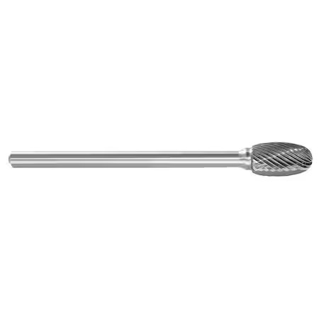 Carbide Bur, Oval, 1/4 In, 1/4 Shank, 310-002613