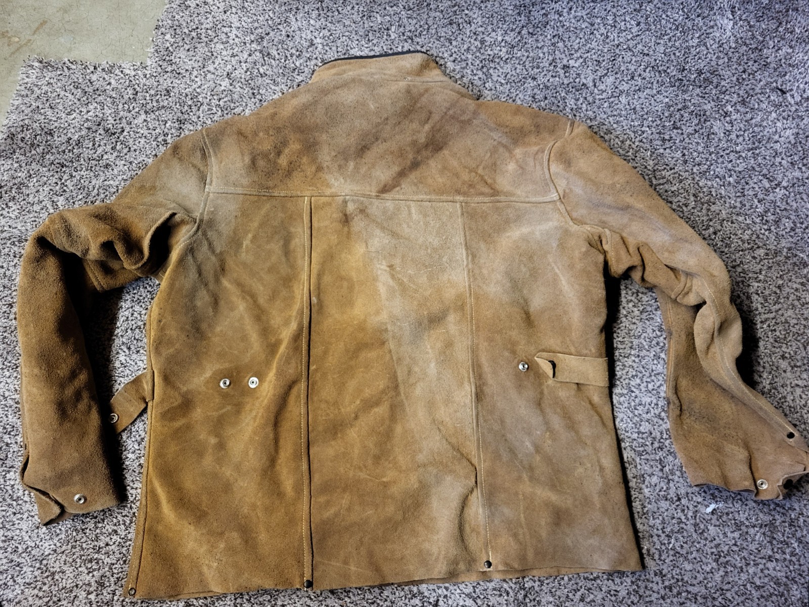 REVCO BLACK STALLION 30WC SPLIT COWHIDE WELDING JACKET SIZE XXXL Used