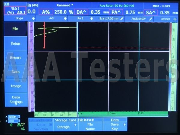 Olympus Panametrics OmniScan MX2 32:128 Ultrasonic Phased Array PA Flaw Detector