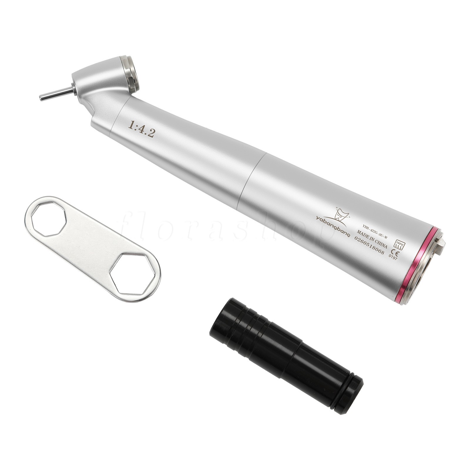 3* Yabangbang Dental 1:4.2 45° LED Handpiece Internal 4 Spray E-Type Connector