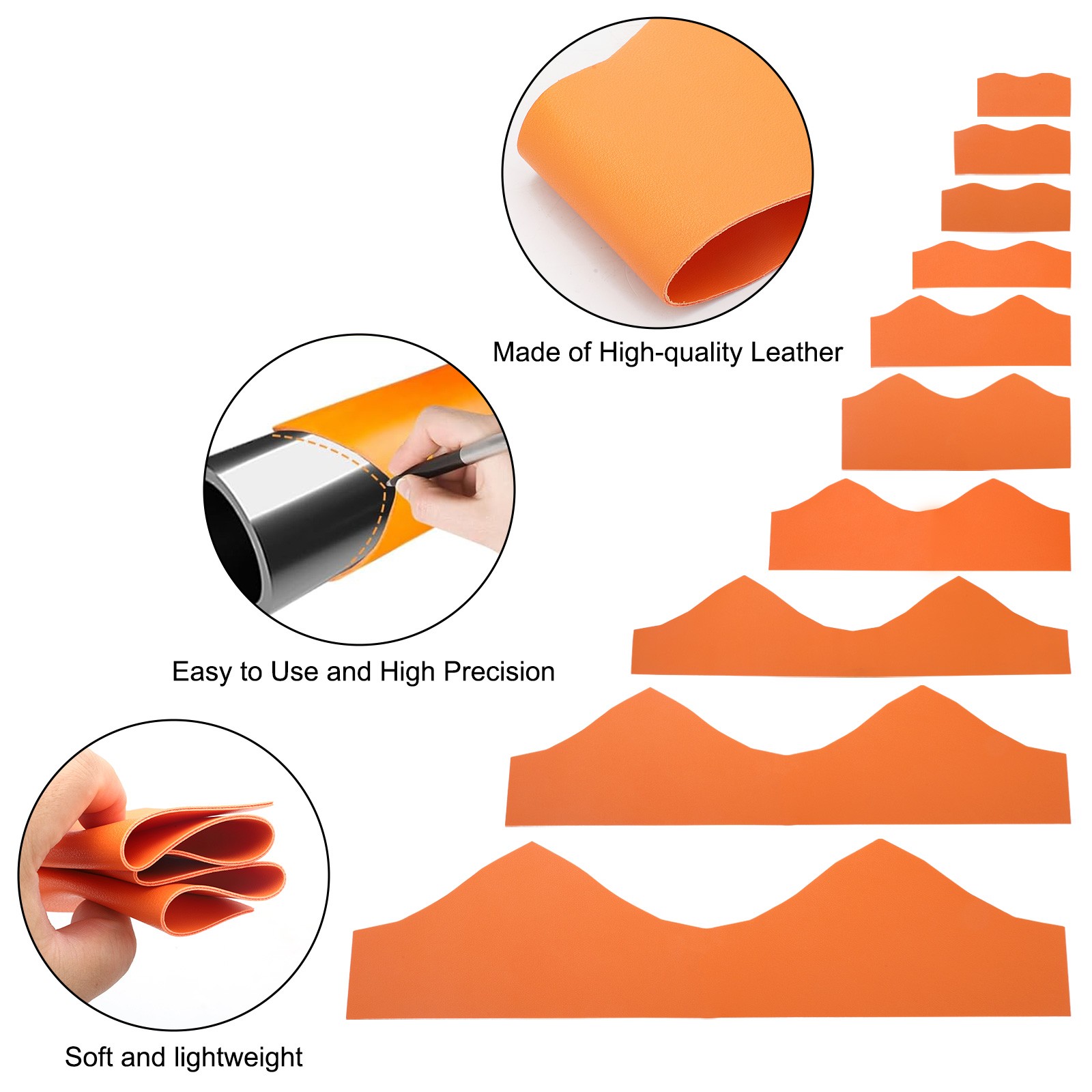 10x 3/4″-8″ Pipe Saddle Cutting Guide Template for Welding Layout Metal PVC Pipe