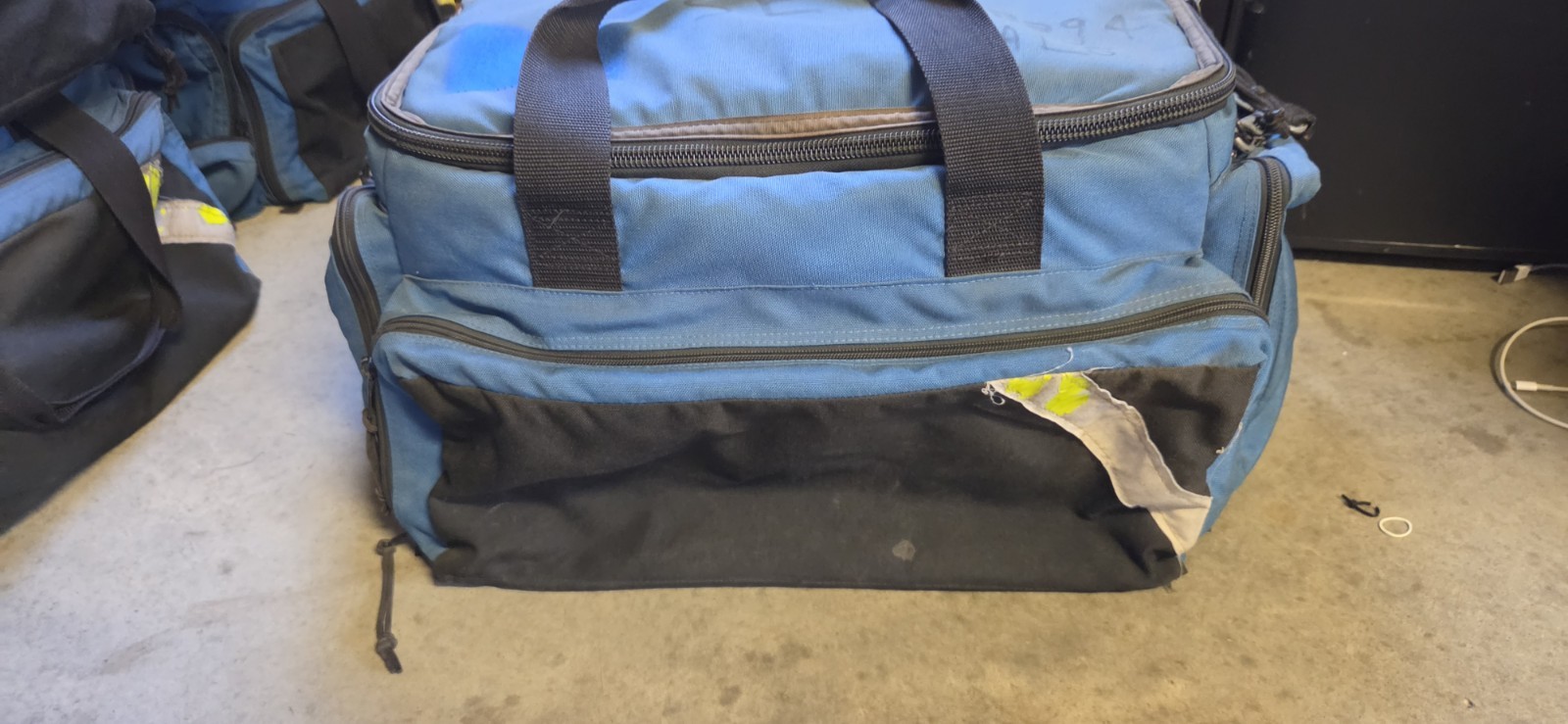 Iron Duck Trauma Bag, Nylon, 23 in L, 17 in W, Blue Ems Bag #4