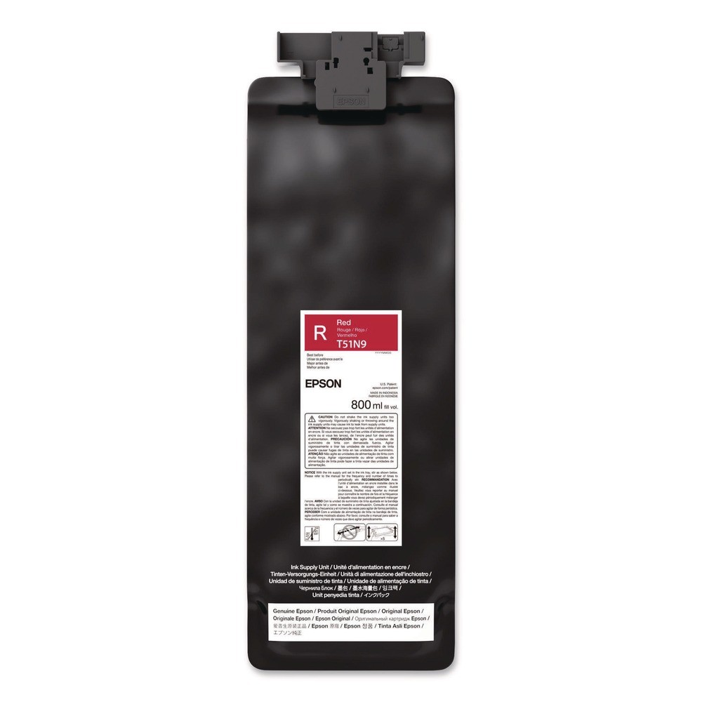 Epson T51N920 UltraChrome GS3 800 mL Eco-Solvent Ink – Red New