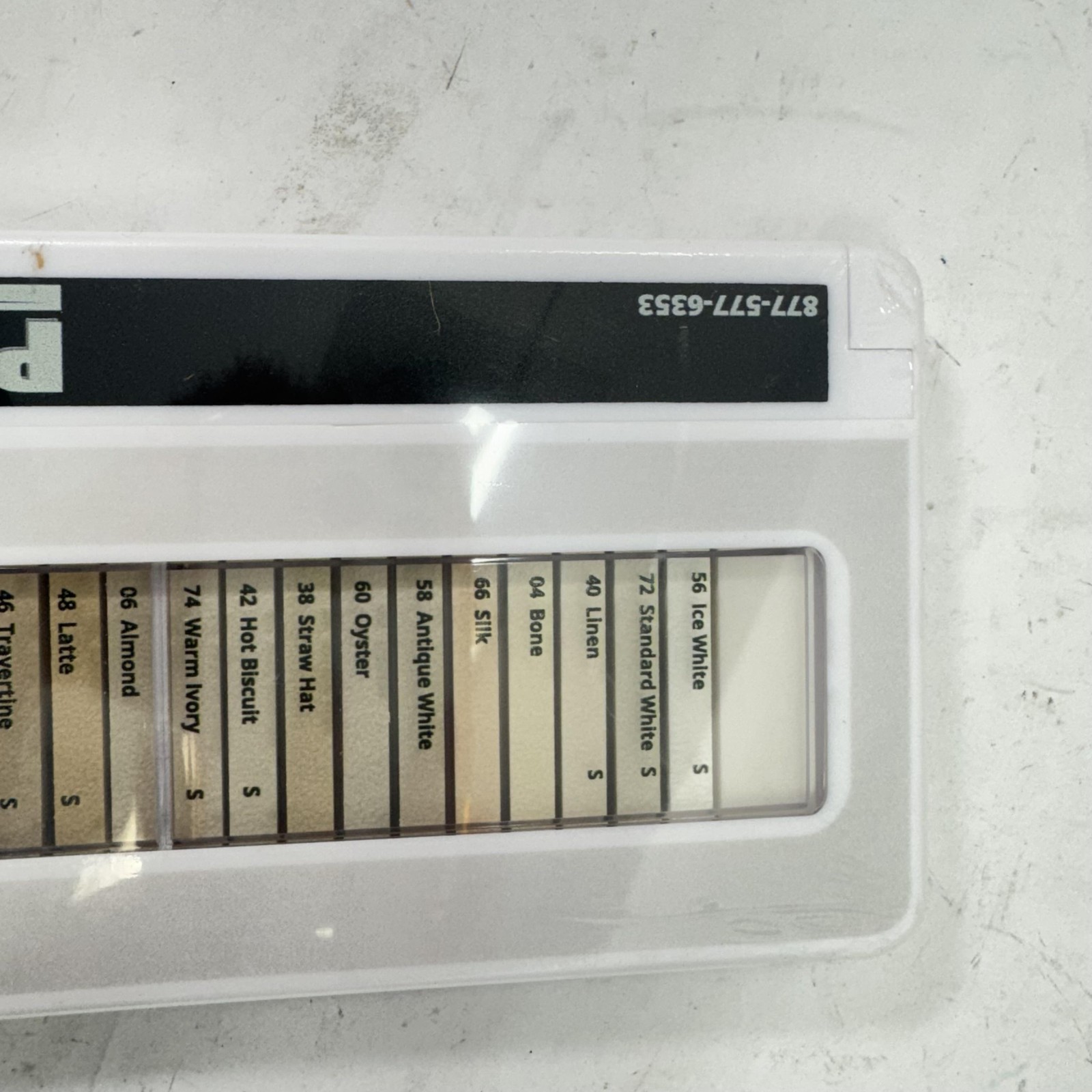 PROFLEX Grout Color Sample Kit Tile Selector Board Sanded Unsanded Caulk Epoxy