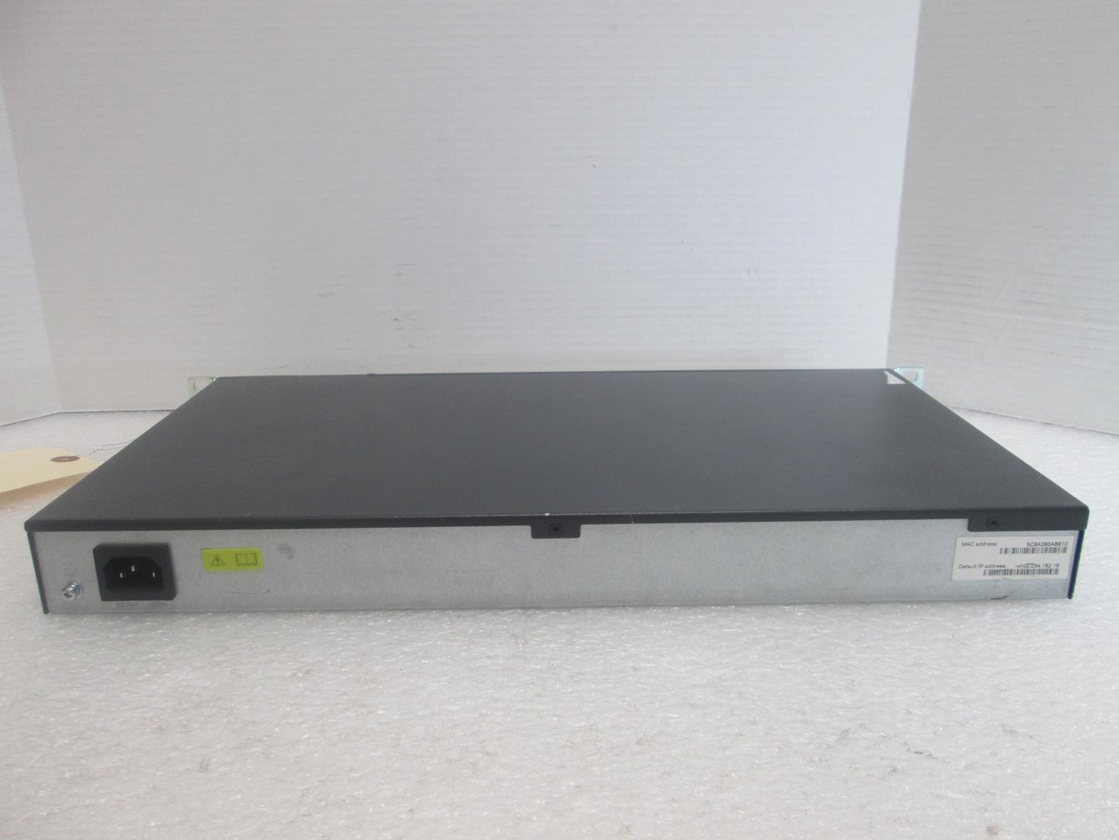 HP JG927A 48 PORT ETHERNET SWITCH RESET TO FACTORY DEFAULT