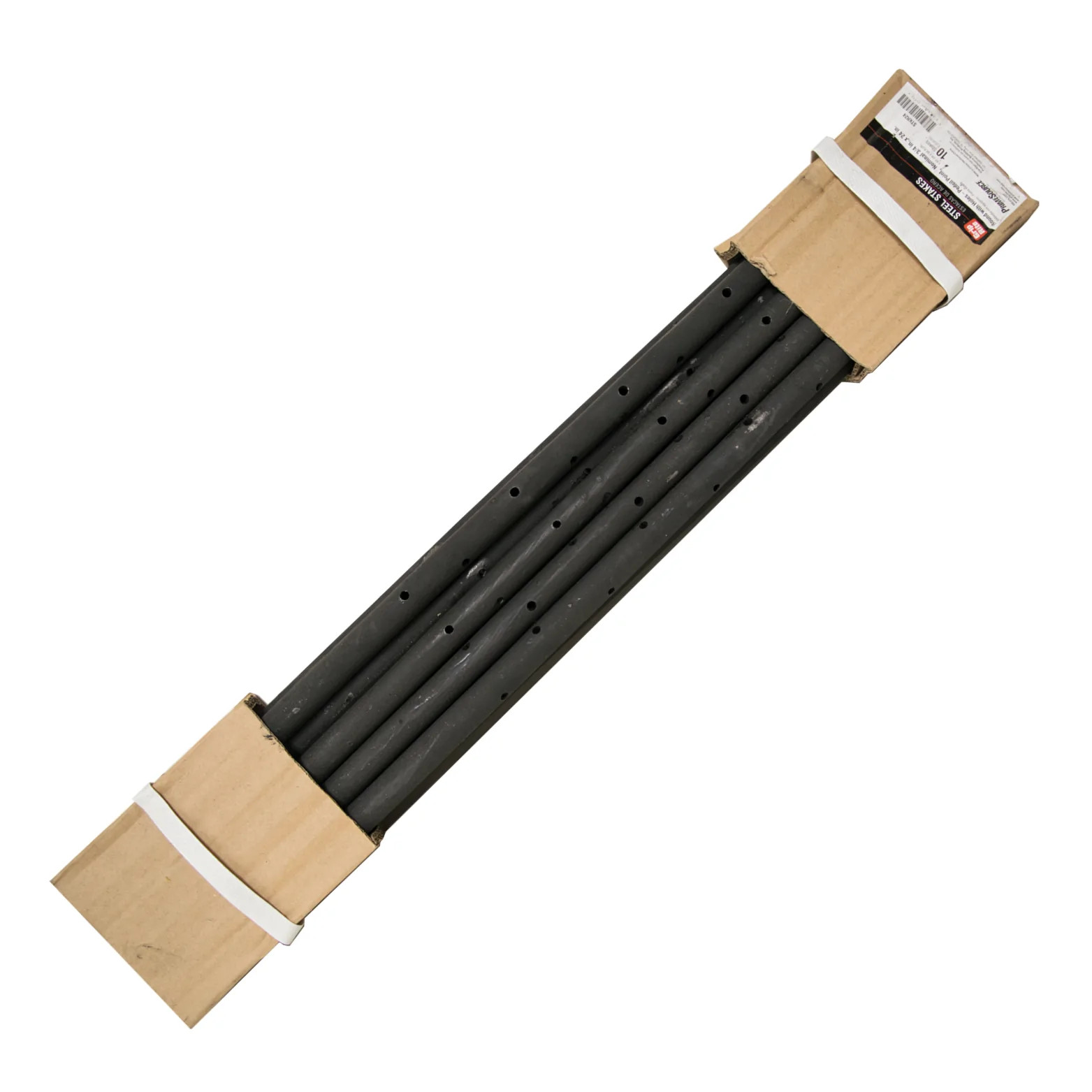 SRW Products Concrete Forming Round Steel Stakes With Holes 3/4″ Nominal X 24″ 1