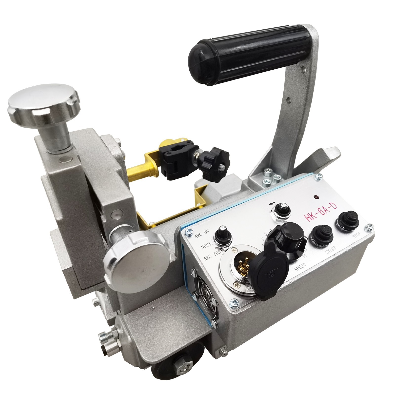110V HK-6A-D Flat Rail Auto Welding Trolley Welding Carriage 150MM-800MM/Min