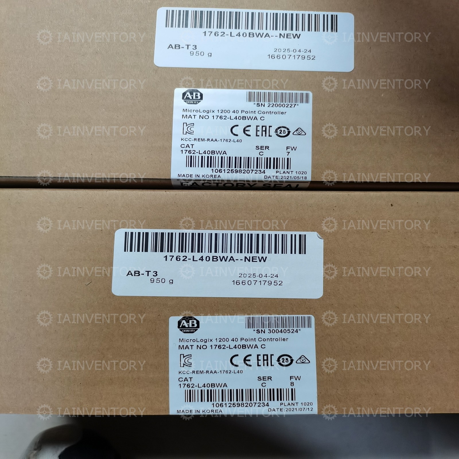 1 Unit NEW Allen-Bradley 1762-L40BWA Local Shipping With Warranty