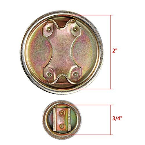 Steel Drum Bung Plug Caps for 55 Gallon Barrels Pack of 8