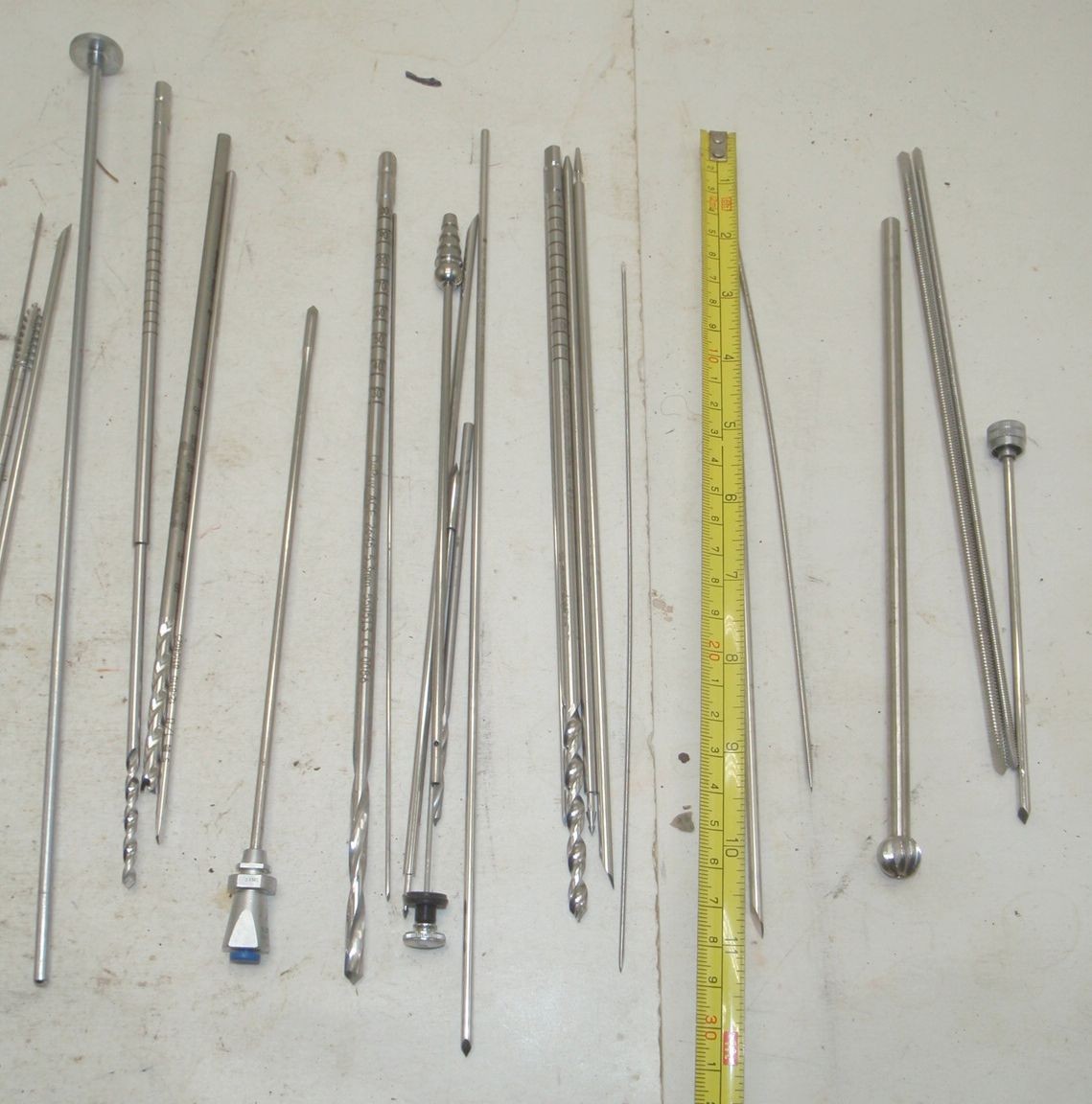 Lot Of Some Kind Of Long Drill Bits & Other Tools Ace 2645 & 1002
