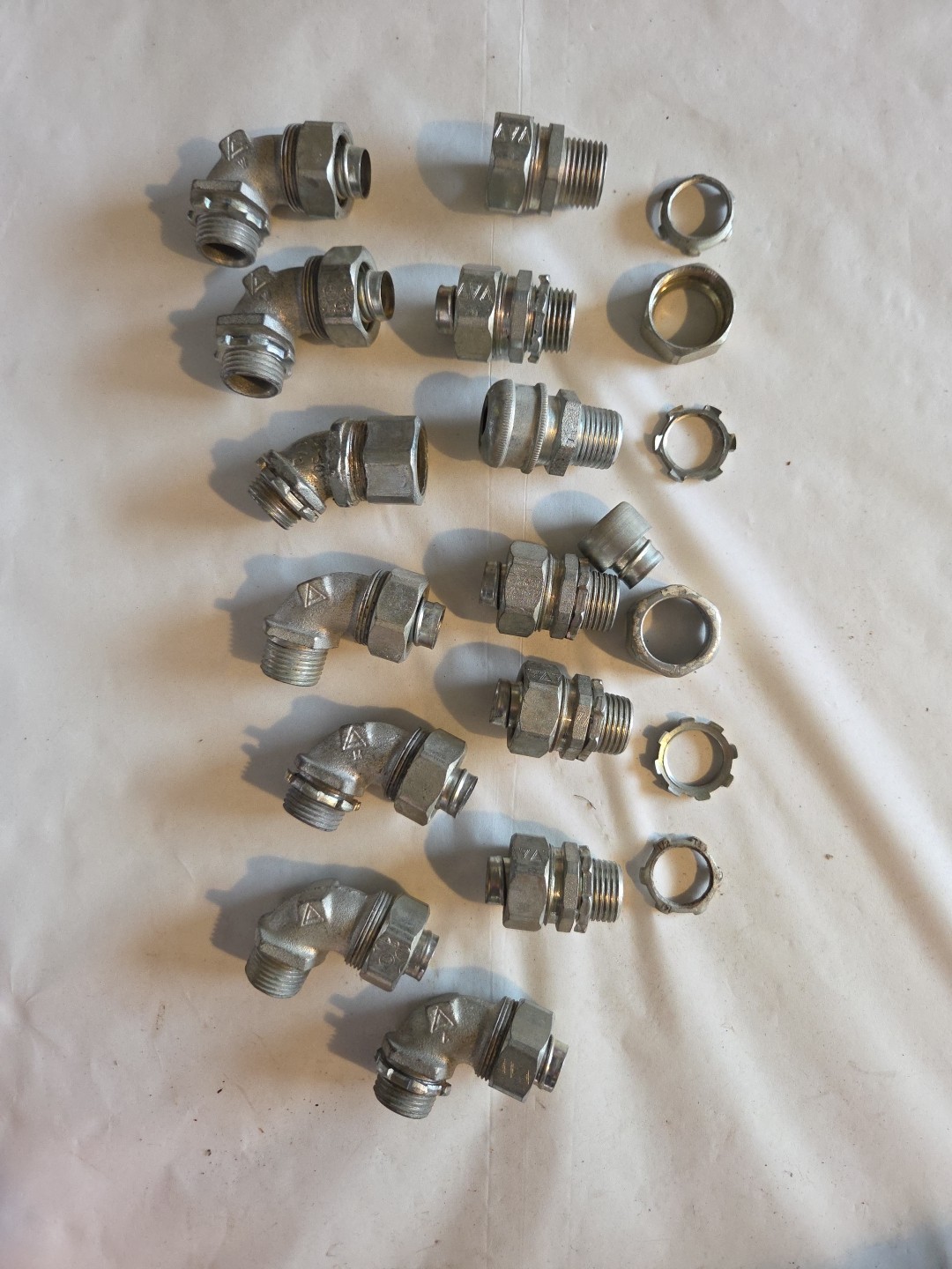 Flexible Conduit Connectors Lot