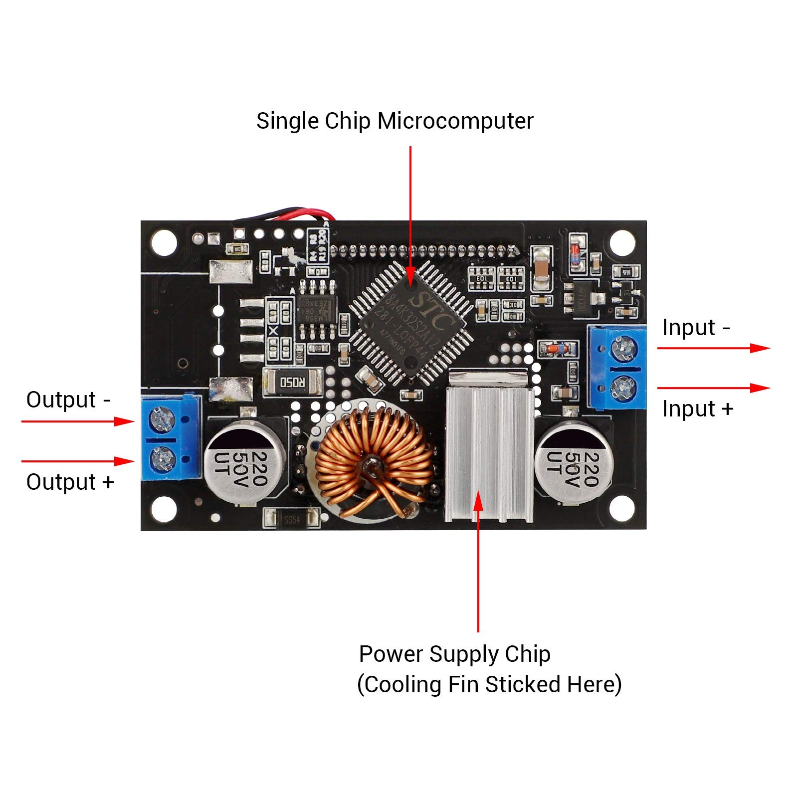 Voltage Boost Converter, DC 6-30V 5V Step Up to DC 7-32V 12V 24V 5A Adjustabl…