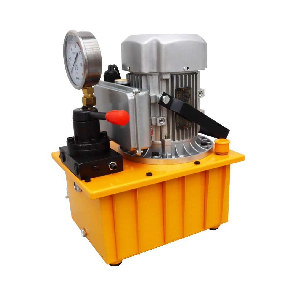 110V/60HZ 750W Electric Hydraulic Pump 70Mpa Double Acting Manual Valve 7L Tank