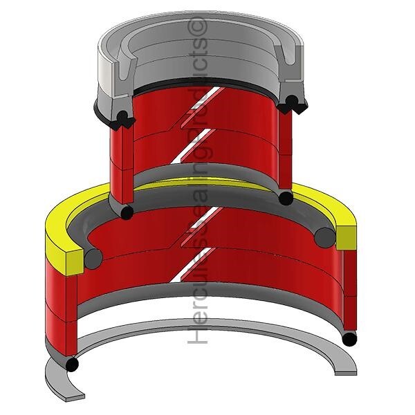 10730652 Hydraulic Cylinder Seal Kit Fits JLG 3.000 x 5.000