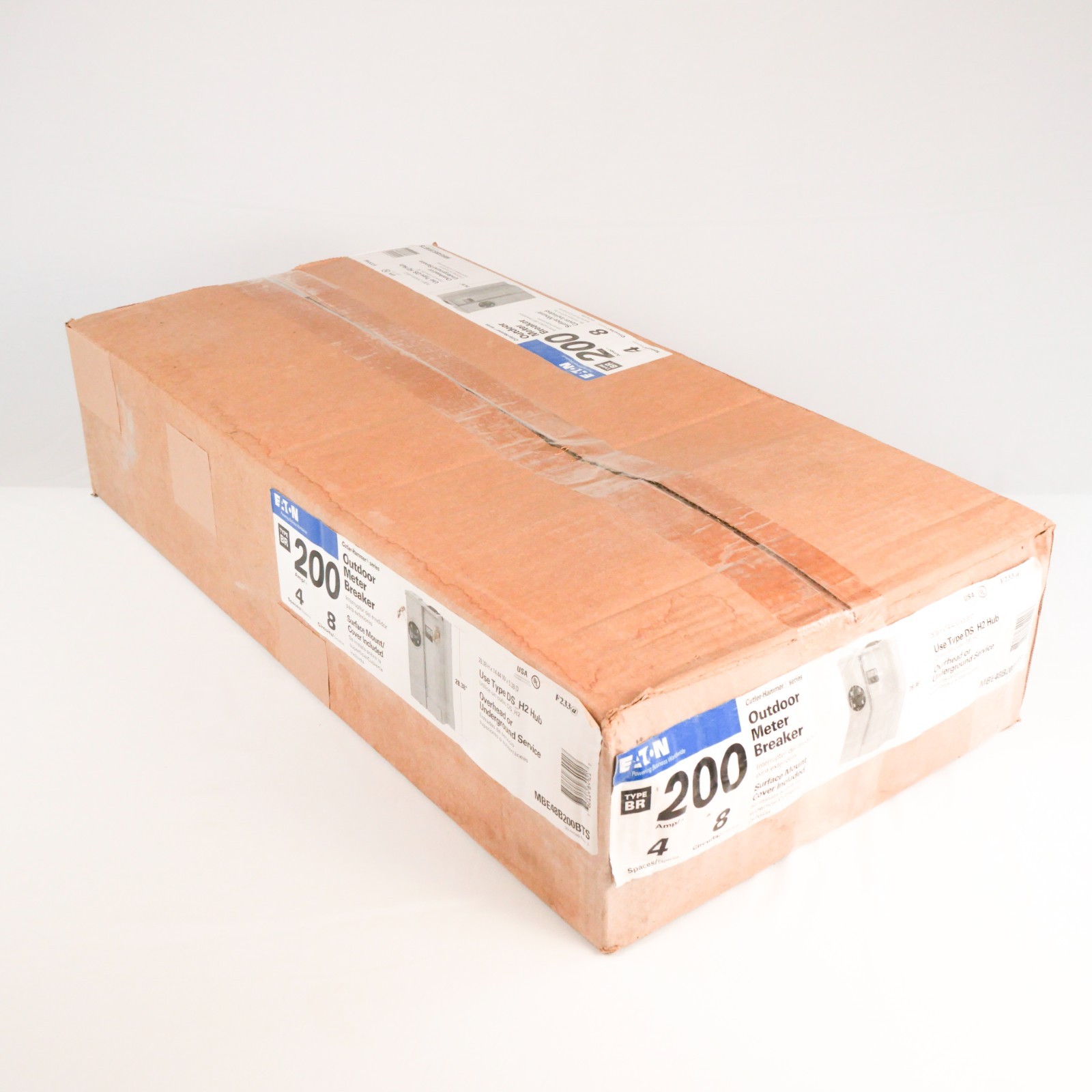 NEW IN BOX – Eaton – MBE48B200BTS 200 Amp Outdoor Meter Base Main Breaker – NOS