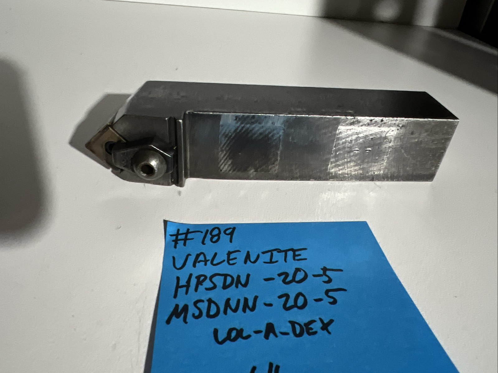 valenite HPSDN-20-5 Indexible Carbide Lathe Toolholder MSDNN 6”OAL 1.25Shank Cnc