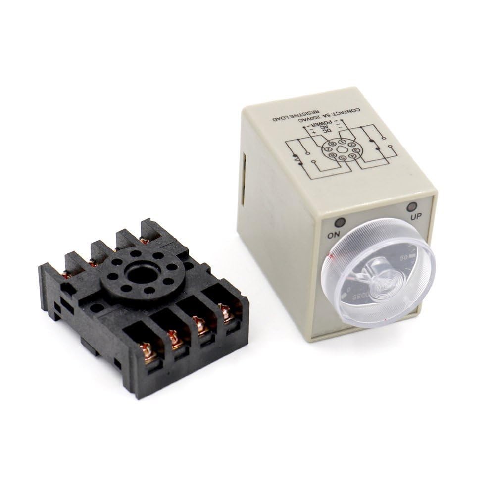 8-Pin AC 110V Time Delay Relay – Reliable 60S Solid State Timer for Automation