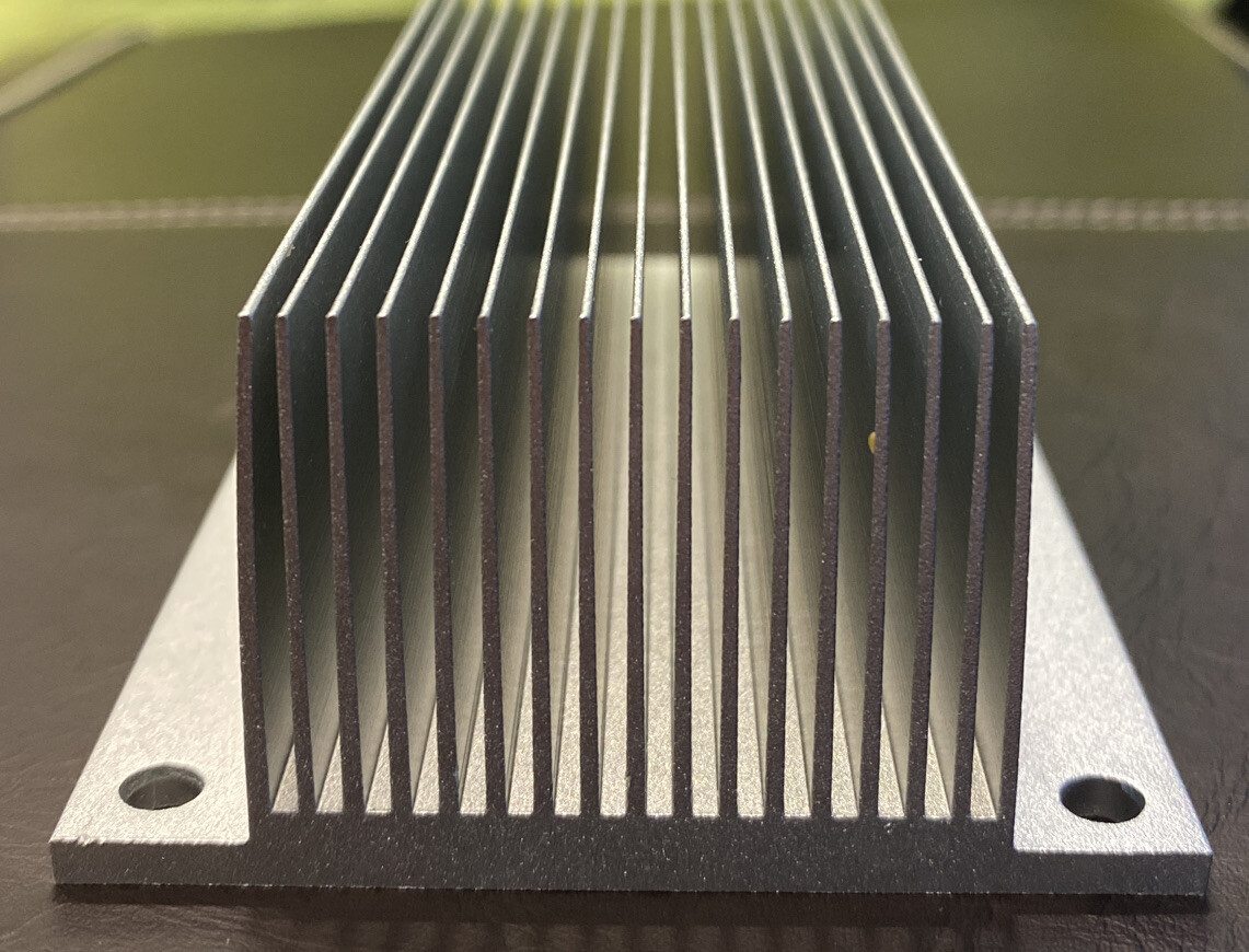 Aluminum Heatsink Heat Sink Cooling Fin Radiator 91.50 x65.25 x 34.75mm