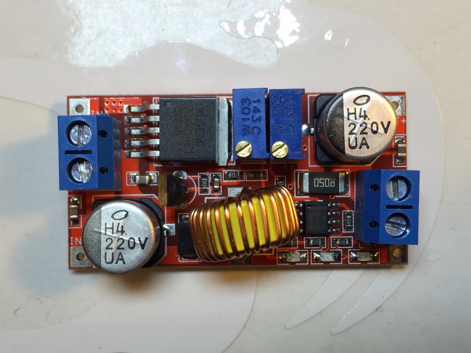 28X – CLEARANCE – PCS -DC 5A 0.8V-30V CC/CV LED Driver Step-Down