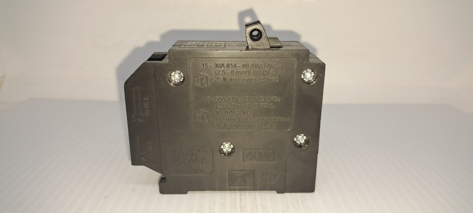 Square D HOMT1515 Homeline 2-15 Amp Single Pole Tandem Circuit Breaker