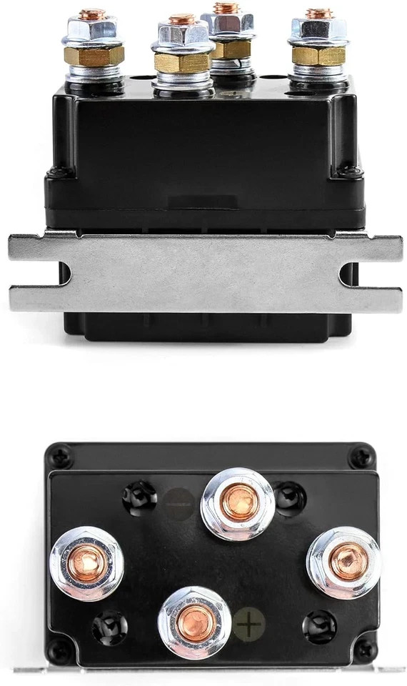 Solenoid Relay, 12V 500A Winch Relay Solenoid Replacement Contactor for 8000-150