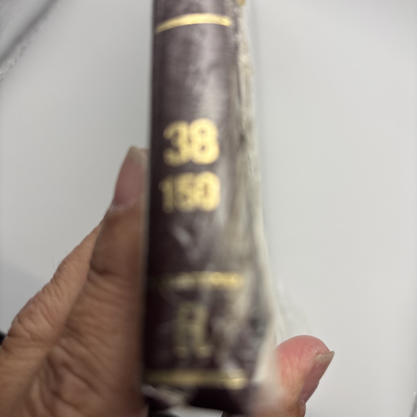 Vintage Boorum & Pease Columnar Account Book Record Rule Black Cover 150 Pg