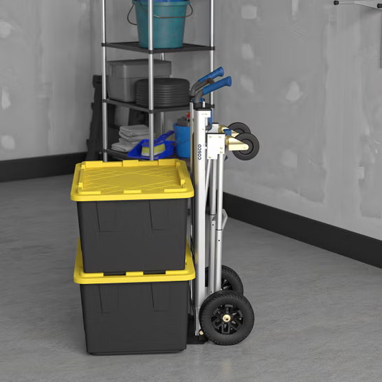 COSCO 5-in-1 Convertible Hand Truck, Position Extendable Handle, Aluminum, NEW