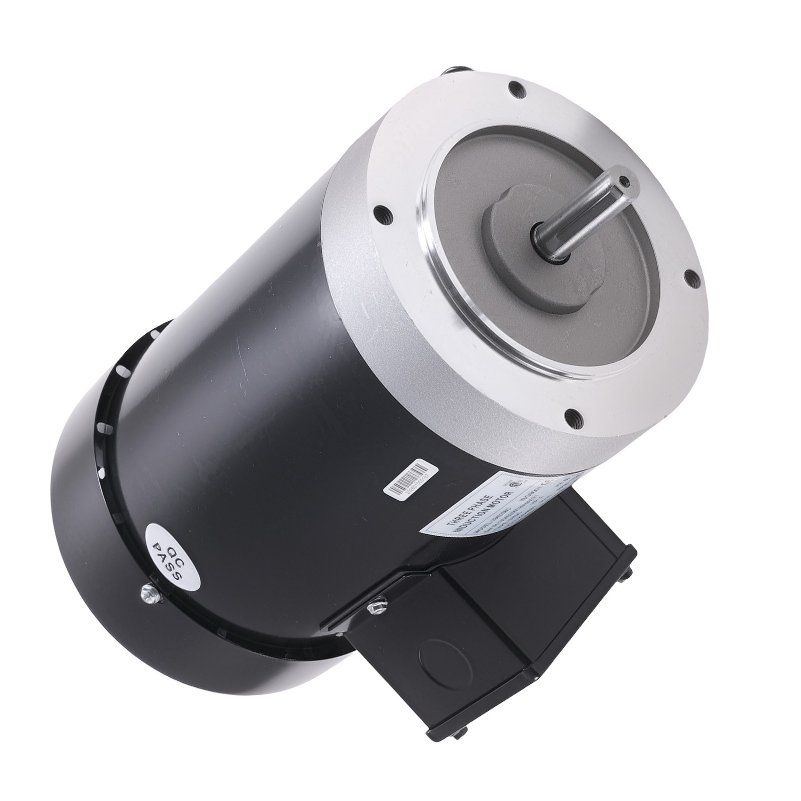 2 HP 3 Phase Electric Motor 56C Frame 1800 RPM TEFC 230 / 460 Volt AC Motor