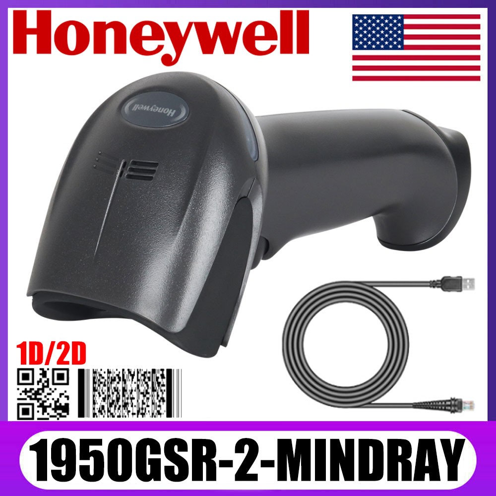 Honeywell Xenon 1950GSR-2-Mindray Handheld 1D 2D Imaging Barcode Scanner USB Kit