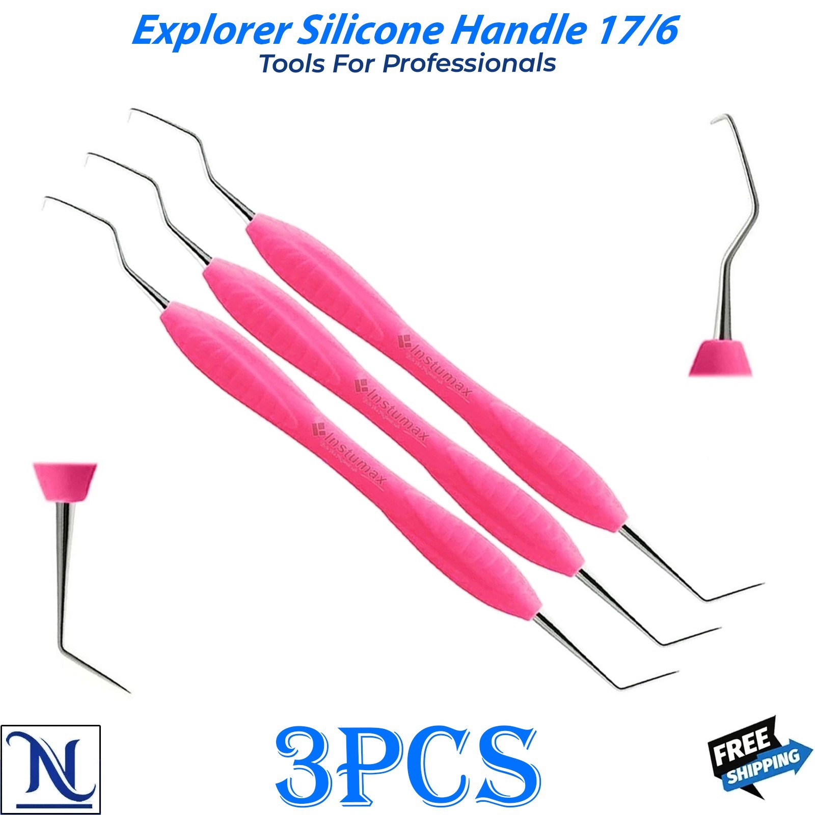 Dental Hygiene Explorer Probe 17A/6 Stainless Steel Double Ended