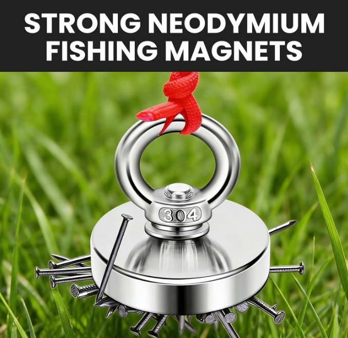 Fishing Magnets Super strong Rare Earth Neodymium Magnet set 150-1500 Lbs 1000Lb