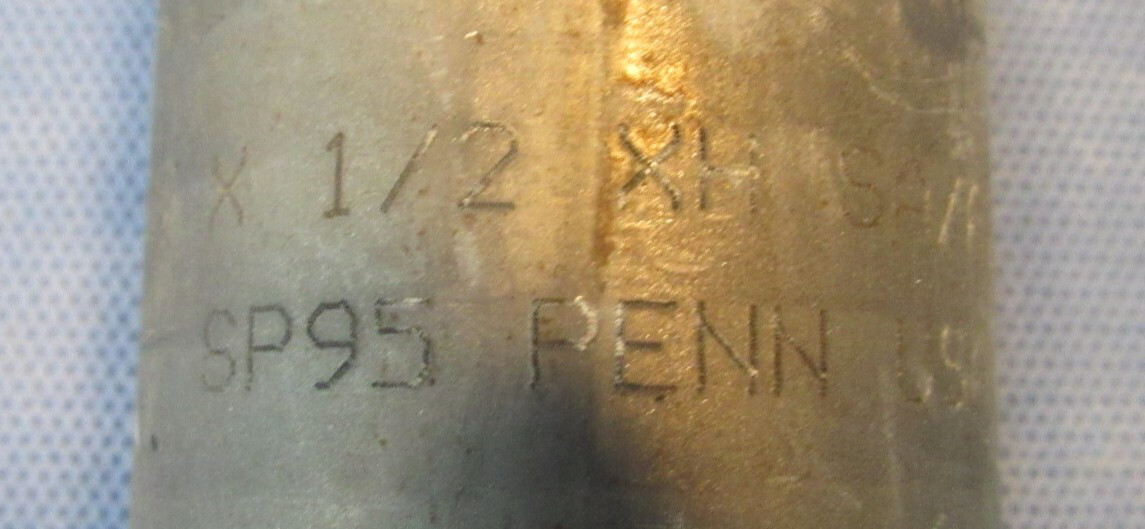 New Lot of (2) Penn 1-1/2″ x 1/2″ Concentric Swage XH Carbon Steel PE x MNPT USA