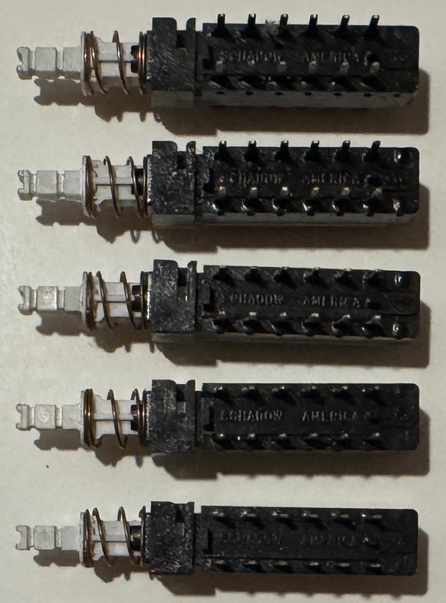 Schadow America Push Button Circuit Board Temporary Switch 12 Contacts – Qty 5