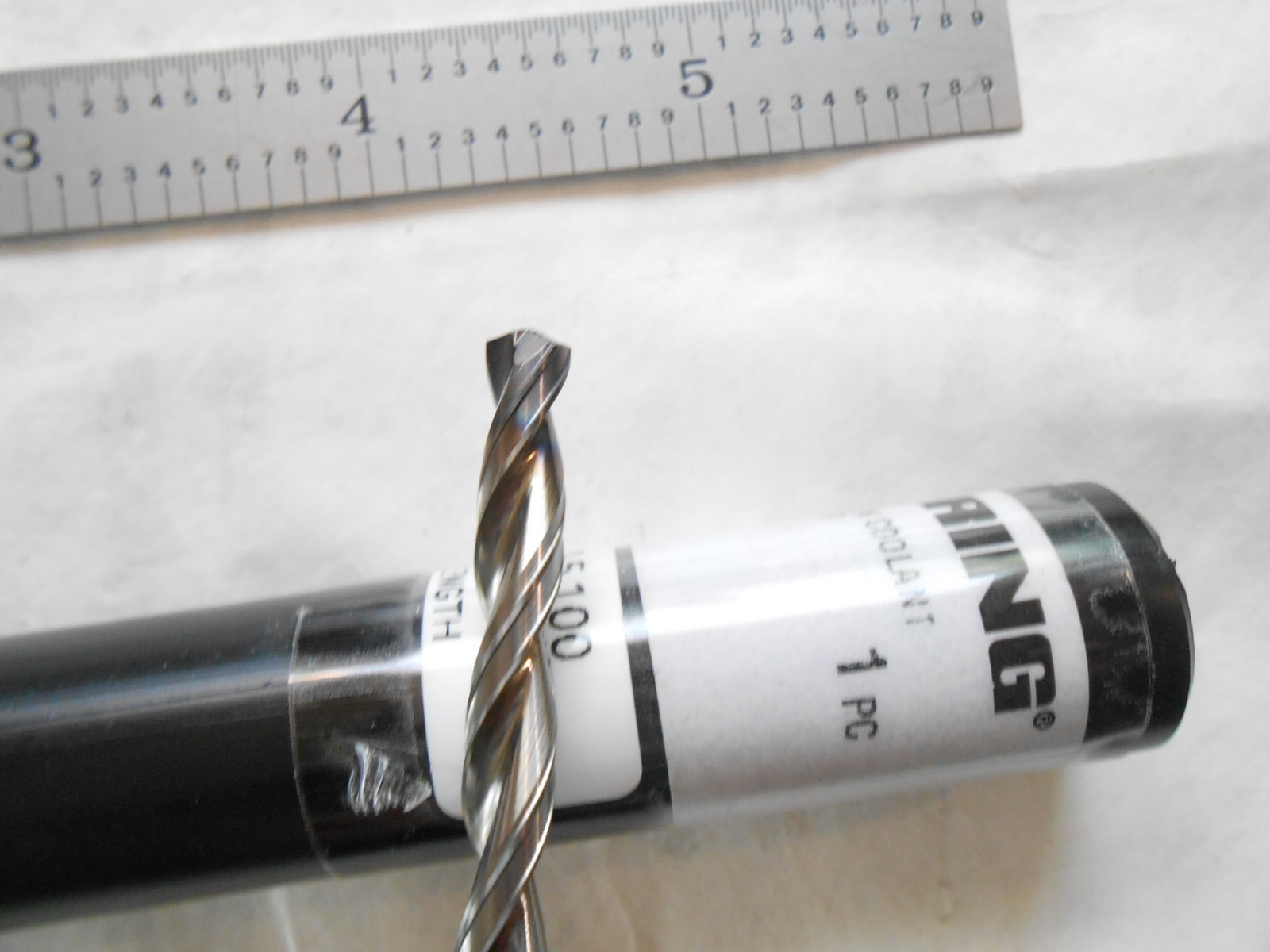 GUHRING USA 5.10MM (#7) CUT DIA. X 155MM FL X 195MM OAL SOLID CARBIDE HP DRILL