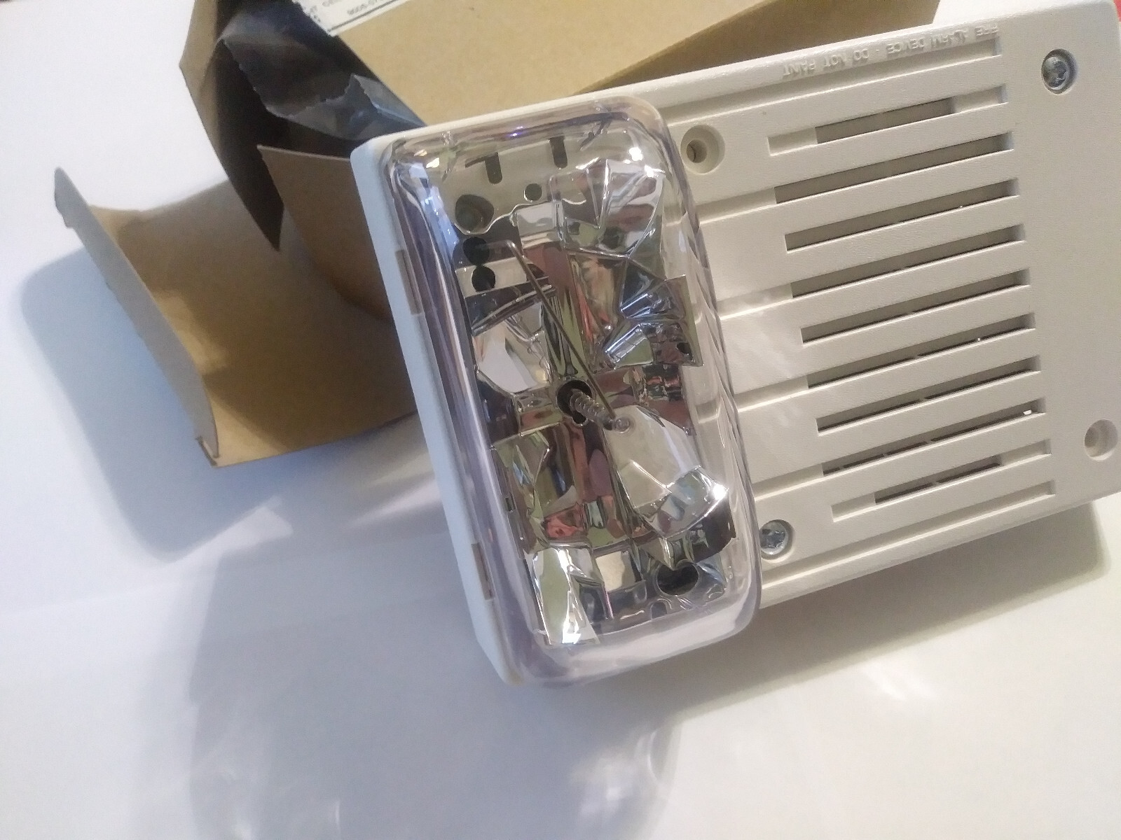 Ceiling Mount White Multi-Candela Horn Strobe easy install new simplex 4906-9130
