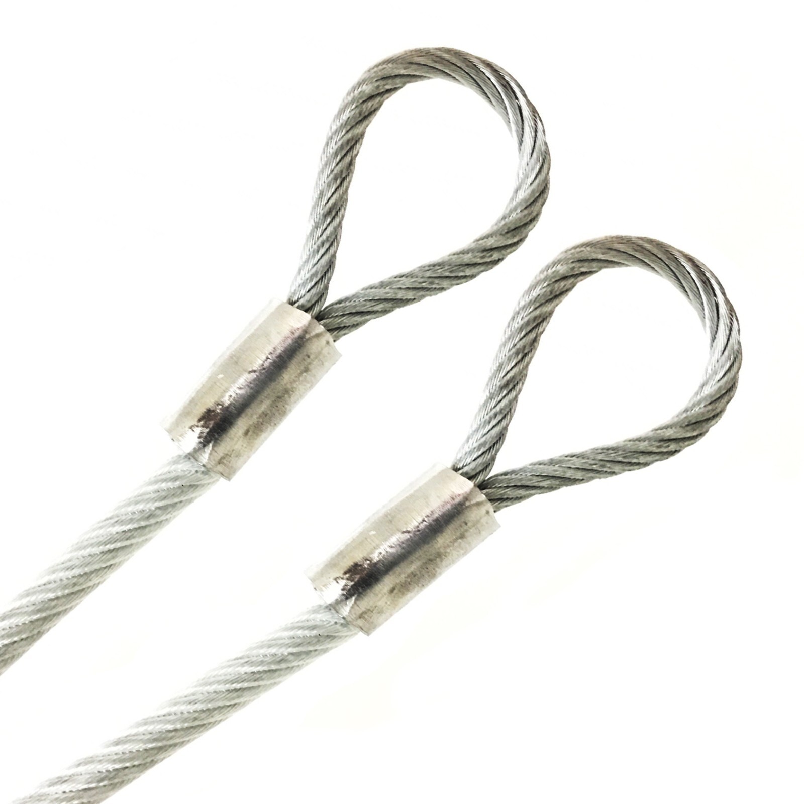 3/16″ COATED PVC GALVANIZED STEEL CABLE METAL WIRE ROPE 1ft-75ft (Clear, Yellow)