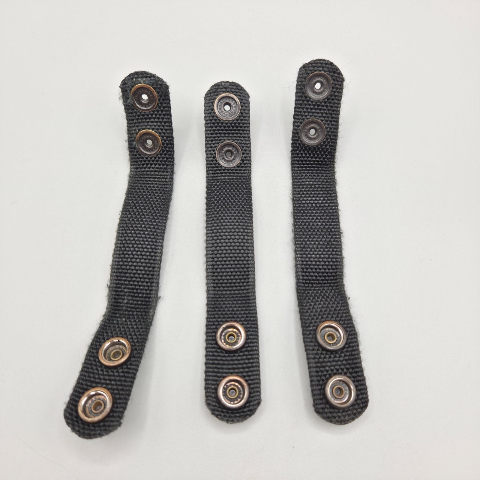 Bianchi AccuMold Belt Keepers Tactical Heavy Duty Black Woven Nylon Web Set of 3