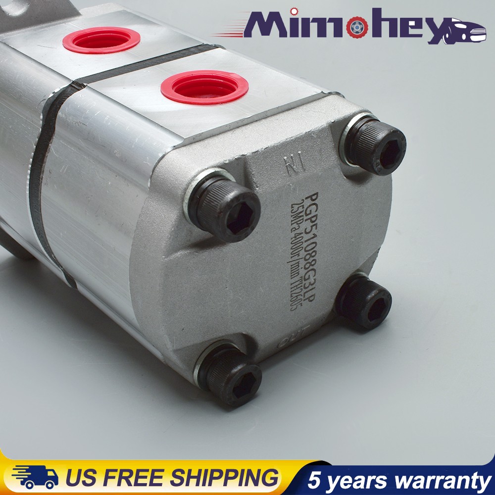 PGP51088G3LP Fits AGT Hydraulic Pump Two-Section for Skid Steer Loader KTT23 New